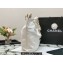 Chanel Calfskin CHANEL 22 Medium Handbag AS3261 White/Lacquered Metal 2022