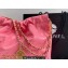 Chanel Calfskin CHANEL 22 Small Handbag AS3260 Coral Pink/Gold 2022