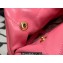 Chanel Calfskin CHANEL 22 Small Handbag AS3260 Coral Pink/Gold 2022