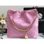 Chanel Calfskin CHANEL 22 Small Handbag AS3260 Pink/Gold 2022