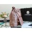 Chanel Calfskin CHANEL 22 Medium Handbag AS3261 Metallic Nude Pink/Lacquered Metal 2022