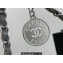 Chanel Calfskin CHANEL 22 Small Handbag AS3260 Gray/Silver 2022