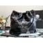 Chanel Calfskin CHANEL 22 Medium Handbag AS3261 Black/Silver 2022