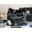 Chanel Calfskin CHANEL 22 Medium Handbag AS3261 Black/Silver 2022