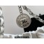 Chanel Calfskin CHANEL 22 Small Handbag AS3260 White/Silver 2022