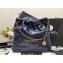 Chanel Calfskin CHANEL 22 Medium Handbag AS3261 Royal Blue/Gold 2022