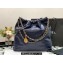 Chanel Calfskin CHANEL 22 Medium Handbag AS3261 Royal Blue/Gold 2022