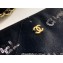 Chanel Velvet Sequins CHANEL 22 Small Handbag AS3260 Black 2022