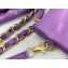 Chanel Calfskin CHANEL 22 Small Handbag AS3260 Purple/Gold 2022