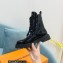 Louis Vuitton Patent Calf leather Territory Flat Ranger Ankle Boots Black 2022