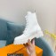 Louis Vuitton Patent Calf leather Territory Flat Ranger Ankle Boots White 2022