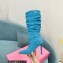 Paris Texas Heel 9cm Holly embellished suede boots Blue 2022