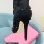 Paris Texas Heel 9cm Holly embellished suede boots Black 2022