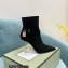 Tom Ford Heel 10.5cm LEATHER PADLOCK ANKLE boots Suede Black 2022