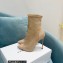 Casadei Heel 12cm Blade Leather ankle boots Suede Beige 2022