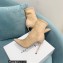 Casadei Heel 12cm Blade Leather ankle boots Suede Beige 2022