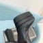 Versace Heel 15cm Platform 5.5cm Leather Knee-high boots Black 2022