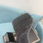 Versace Heel 15cm Platform 5.5cm Leather Knee-high boots Glitter Silver 2022