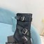 Saint Laurent Heel 14.5cm Platform 5.5cm Cherry Buckle-Trio Booties Black 2022