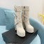 Saint Laurent Heel 14.5cm Platform 5.5cm Cherry Buckle-Trio Booties Suede Creamy 2022