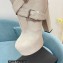 Saint Laurent Heel 14.5cm Platform 5.5cm Cherry Buckle-Trio Booties Suede Creamy 2022