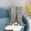 Amina Muaddi Heel 10.5cm Rain Leather boots python-print Gray 2022