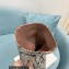 Amina Muaddi Heel 10.5cm Rain Leather boots python-print Gray 2022
