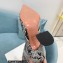 Amina Muaddi Heel 10.5cm Rain Leather boots python-print Gray 2022