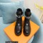 Louis Vuitton Territory Flat Ranger Ankle Boots Black with LV Circle and Vuitton signatures on the strap 2022