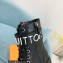 Louis Vuitton Territory Flat Ranger Ankle Boots Black with LV Circle and Vuitton signatures on the strap 2022