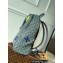 Louis Vuitton Taurillon Monogram leather Climbing Theme Ellipse Backpack Bag M20877 Gray