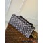 Louis Vuitton Monogram Canvas OnTheGo MM Tote Bag with an outside pocket M46154 Black