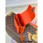 Louis Vuitton Taurillon Monogram leather S-Lock Vertical wearable wallet Bag Orange