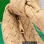 Bottega Veneta Chain mini jodie intrecciato leather top handle bag Apricot