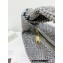 Bottega Veneta mini jodie rhinestone-embellished satin top handle bag Gray