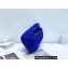 Bottega Veneta mini jodie rhinestone-embellished satin top handle bag Blue