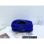 Bottega Veneta mini jodie rhinestone-embellished satin top handle bag Blue