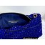 Bottega Veneta mini jodie rhinestone-embellished satin top handle bag Blue