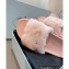 Prada triangle logo Shearling slides 1XX592 Pink 2022