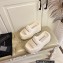 Alexander Wang Heel 9.5cm Platform 6cm Taji Slide Sandals Shearling White 2022