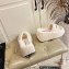 Alexander Wang Heel 9.5cm Platform 6cm Taji Slide Sandals Shearling White 2022