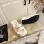 Alexander Wang Heel 9.5cm Platform 6cm Taji Slide Sandals Shearling White 2022