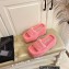 Alexander Wang Heel 9.5cm Platform 6cm Taji Slide Sandals Shearling Pink 2022