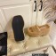 Alexander Wang Heel 9.5cm Platform 6cm Taji Slide Sandals Shearling Camel 2022
