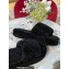 Bottega Veneta resort teddy Shearling slides Black 2022