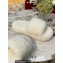 Bottega Veneta resort teddy Shearling slides White 2022