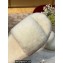 Bottega Veneta resort teddy Shearling slides White 2022