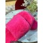 Bottega Veneta resort teddy Shearling slides Fuchsia 2022