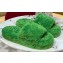 Bottega Veneta resort teddy Shearling slides Green 2022