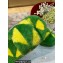 Bottega Veneta resort teddy Shearling slides Green/Yellow 2022